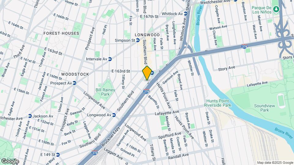 985 Bruckner Blvd Mapa y Detalles de la Ubicación