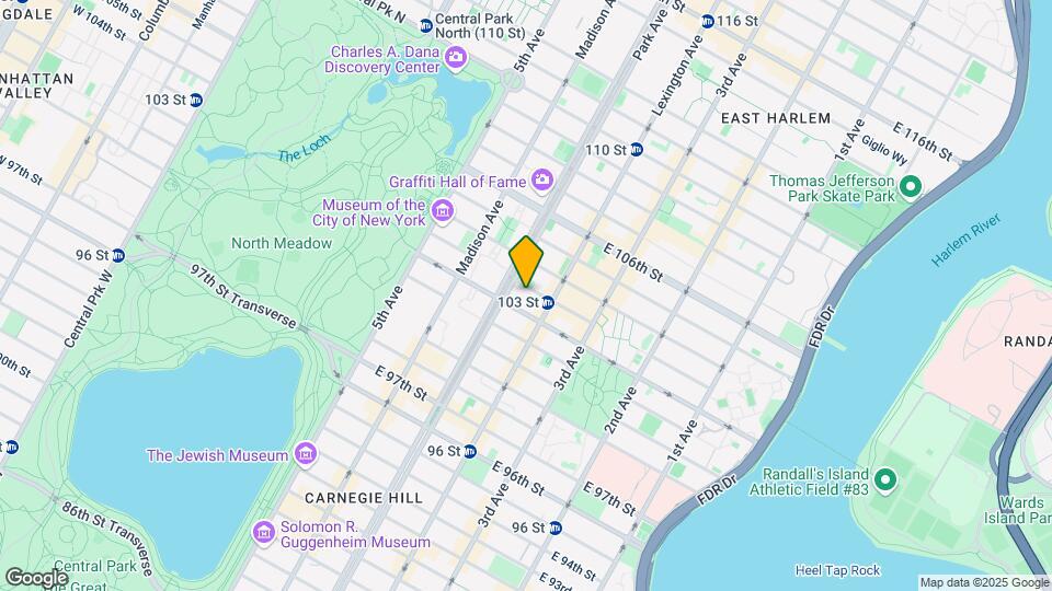 122 E 103rd St Mapa y Detalles de la Ubicación
