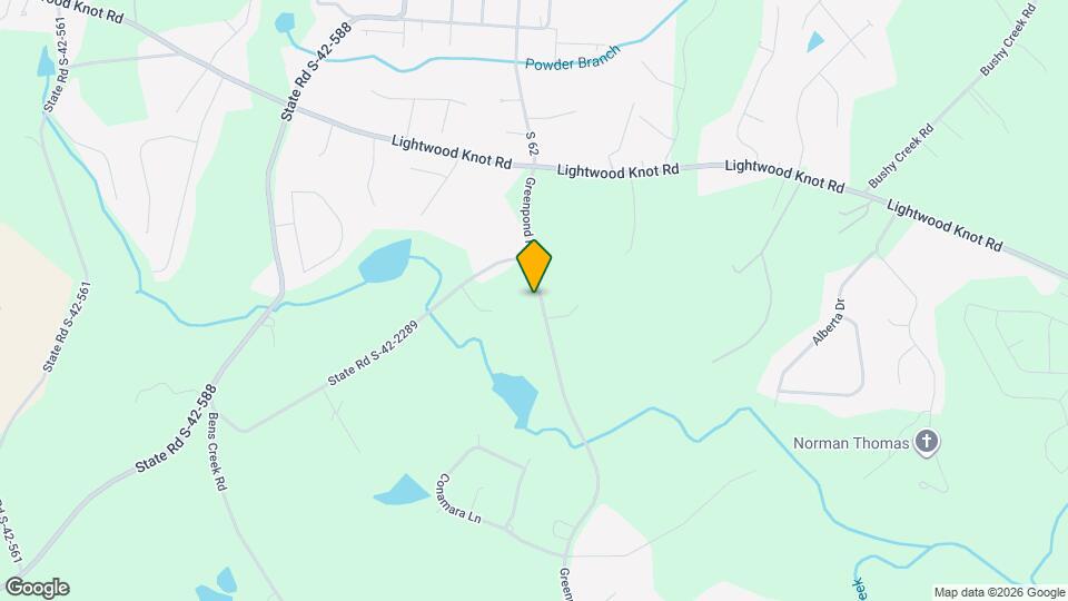 3941 Greenpond Rd Map and Location Details