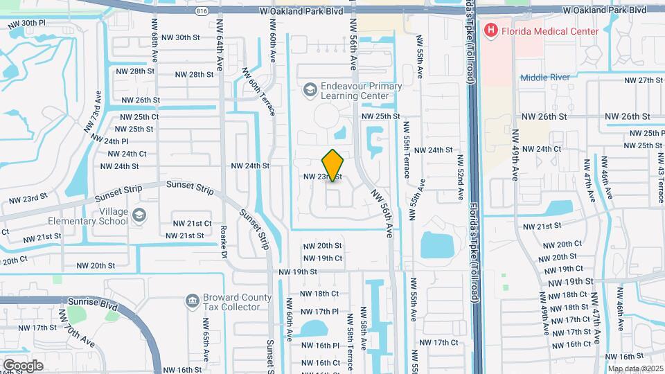 5833 NW 22nd Ct Map and Location Details