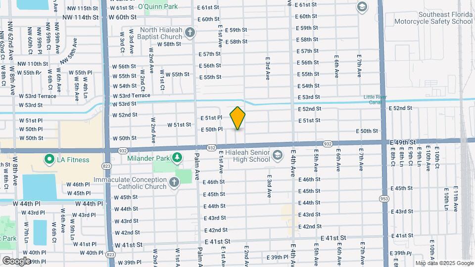 5015 E 1st Ct Map and Location Details