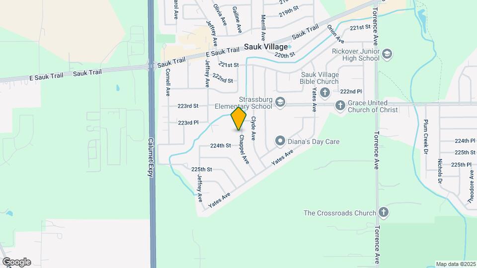 22402 Chappel Ave Map and Location Details