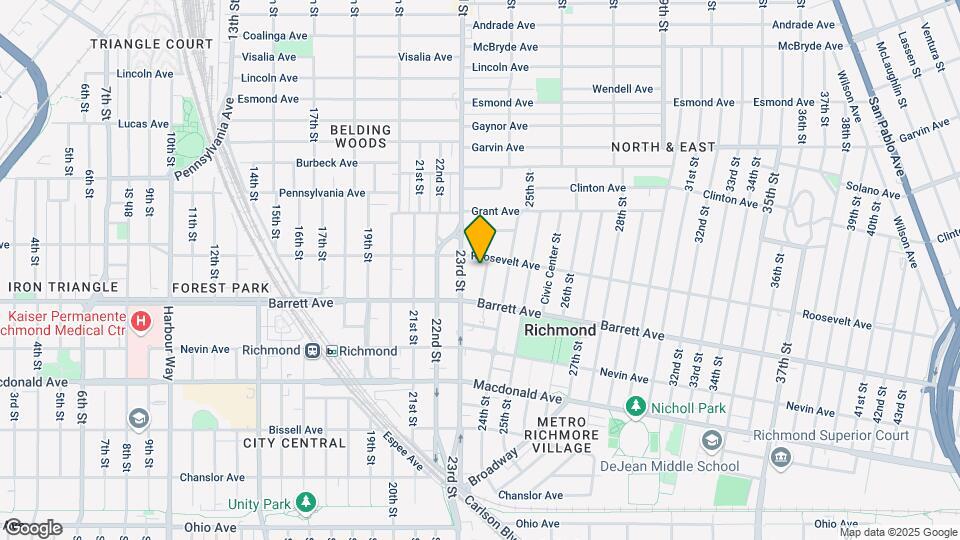563 Hayes St Map and Location Details