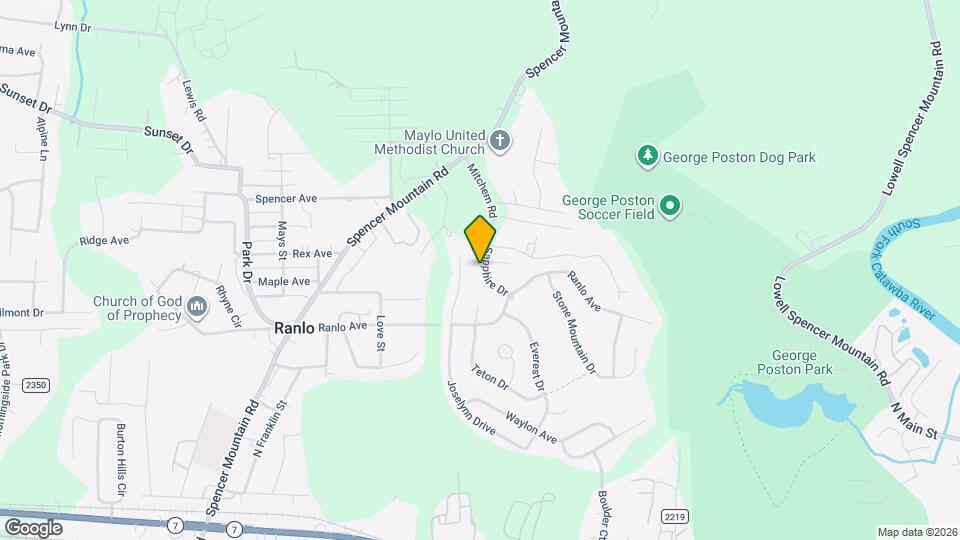 1020 Sapphire Dr Mapa y Detalles de la Ubicación
