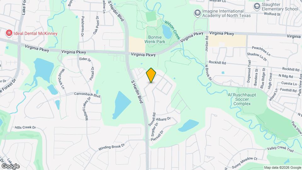 405 Preston Creek Dr Map and Location Details