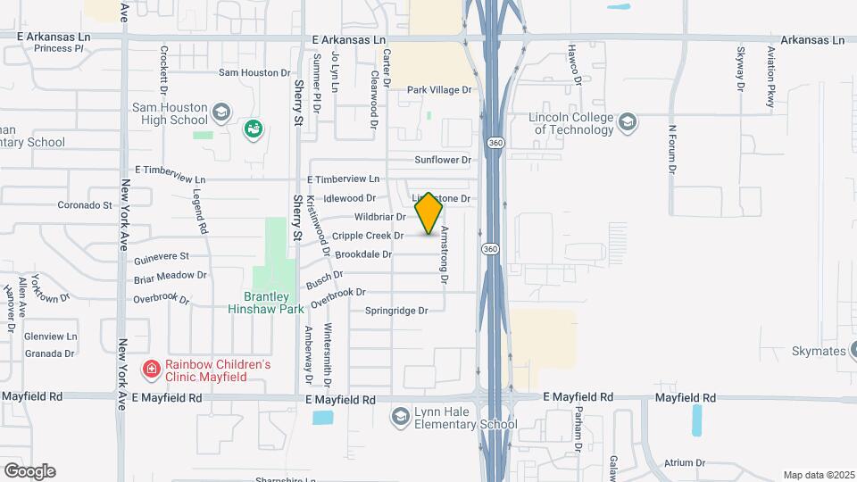 2420 Cripple Creek Dr Map and Location Details