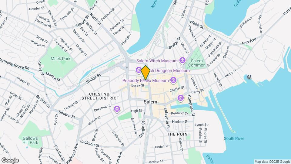 100 Washington St Map and Location Details