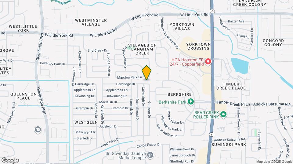 16610 Carbridge Dr Map and Location Details