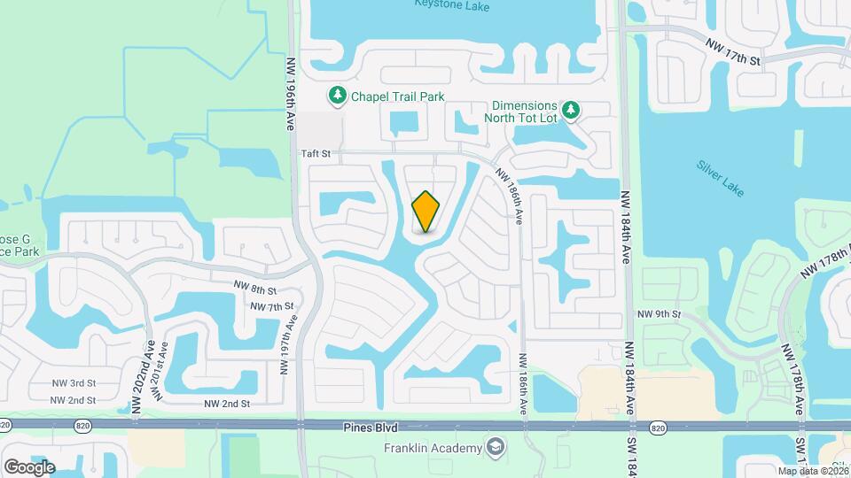 19250 NW 12th Mnr Mapa y Detalles de la Ubicación