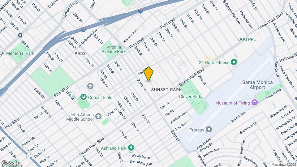 2434 Cloverfield Blvd, Unit rear Mapa y Detalles de la Ubicación