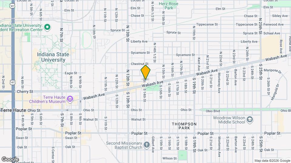 17 N 14th St Map and Location Details