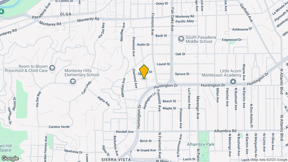 1823 Ramona Ave Map and Location Details