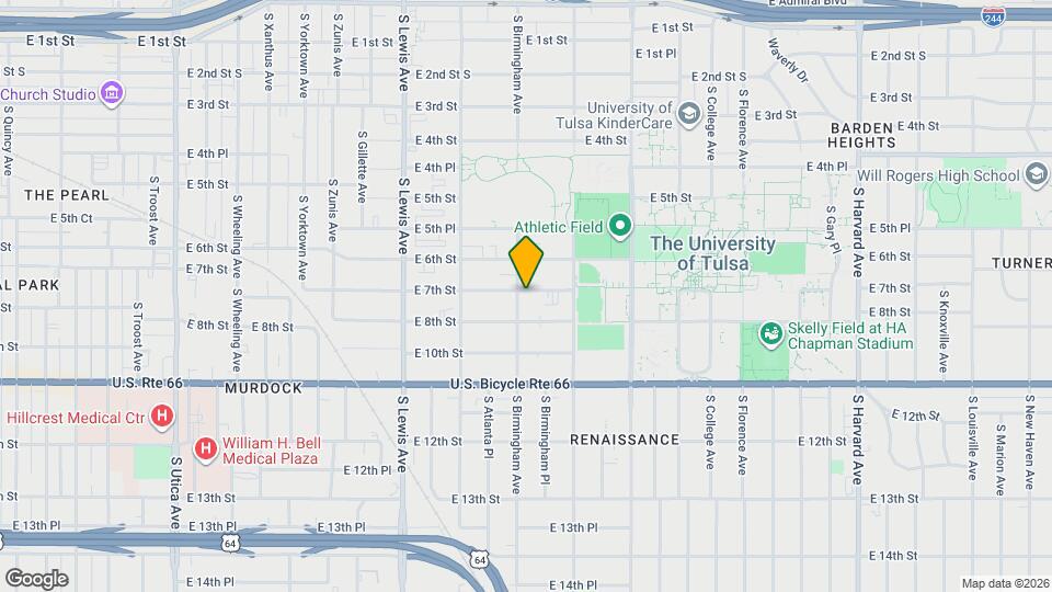 2606 E 7th St Map and Location Details