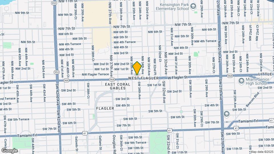 3445-3465 W Flagler St Map and Location Details
