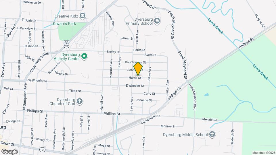 1716 Harris St Mapa y Detalles de la Ubicación