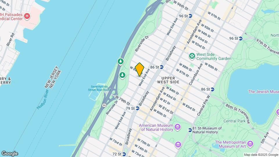 307 W 83rd St Map and Location Details