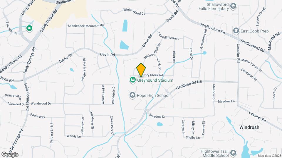 3410 Dry Creek Rd Map and Location Details