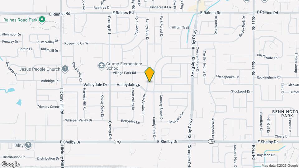 4456 Sunnyslope Dr Map and Location Details