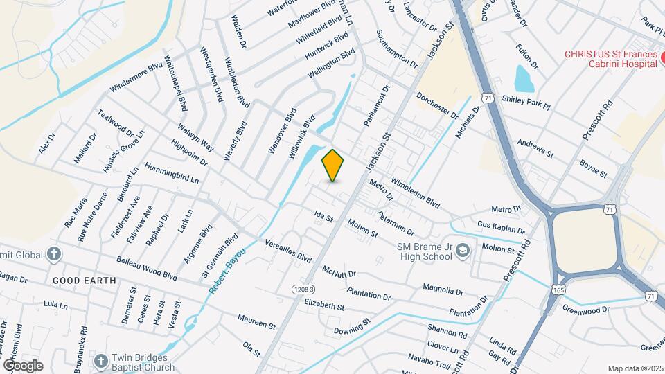 985 Bayou Trace Dr Map and Location Details