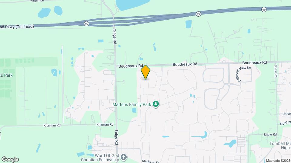 18919 Pointers Creek Ln Map and Location Details