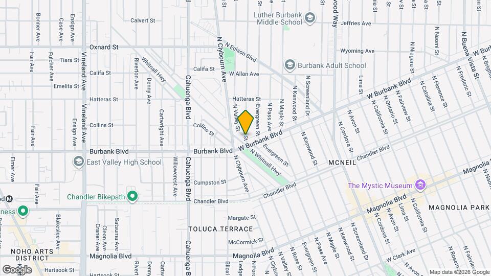 1403 N Rose St Map and Location Details