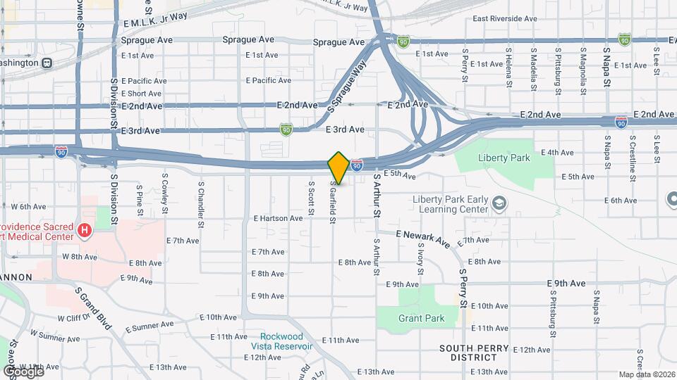 515 S Garfield St Map and Location Details