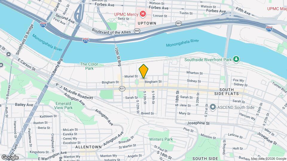 1223 Bingham St Map and Location Details