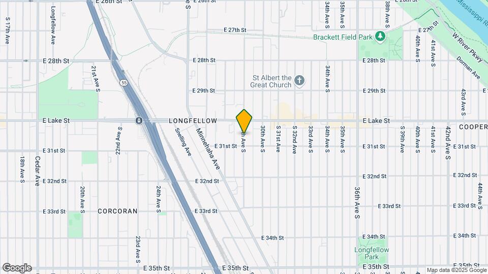 2832 E 31st St Map and Location Details