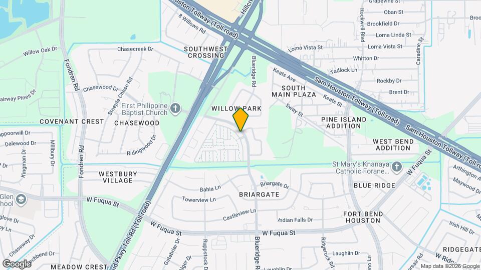 7201 Chasewood Dr Mapa y Detalles de la Ubicación