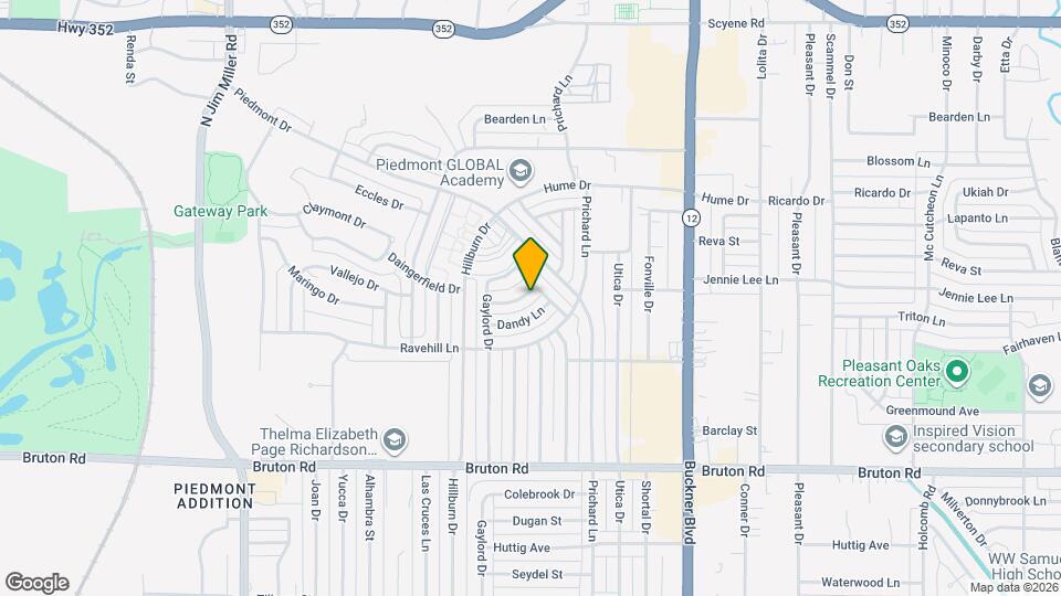 7632 Livvie Meador Ln Map and Location Details