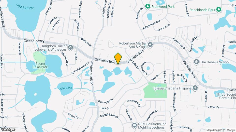1260 Seminola Blvd Map and Location Details