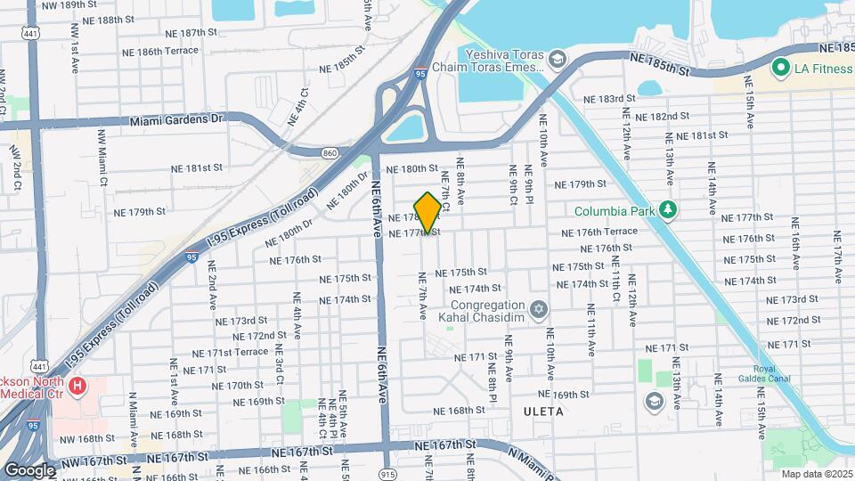17621 NE 7th Ave Map and Location Details