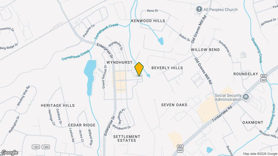 518 Northwynd Cir Map and Location Details