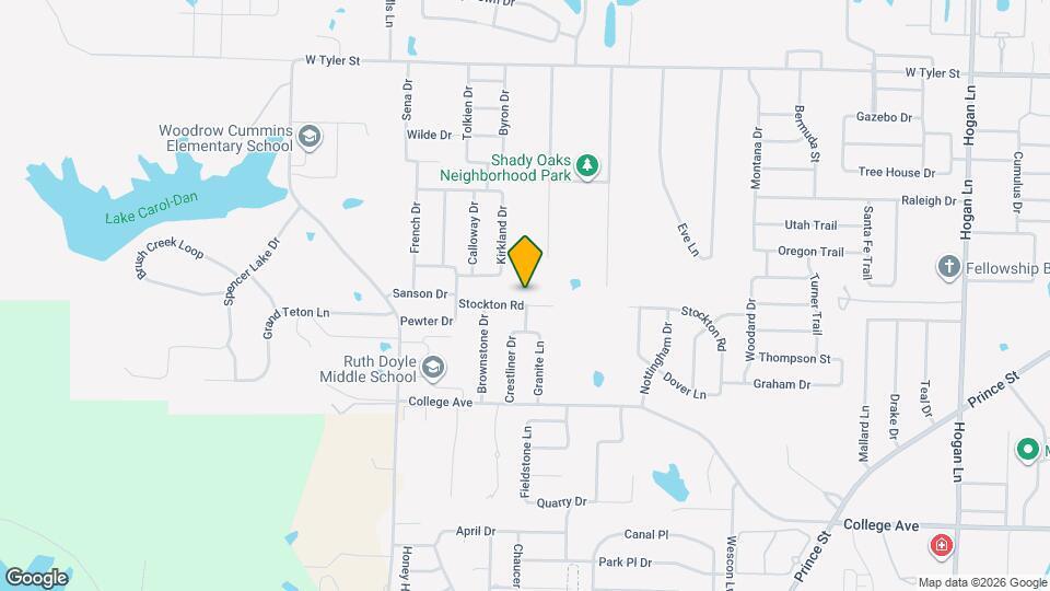 5180 Stockton Rd Map and Location Details