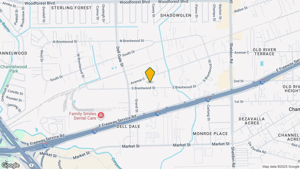 15423 S Brentwood St Map and Location Details