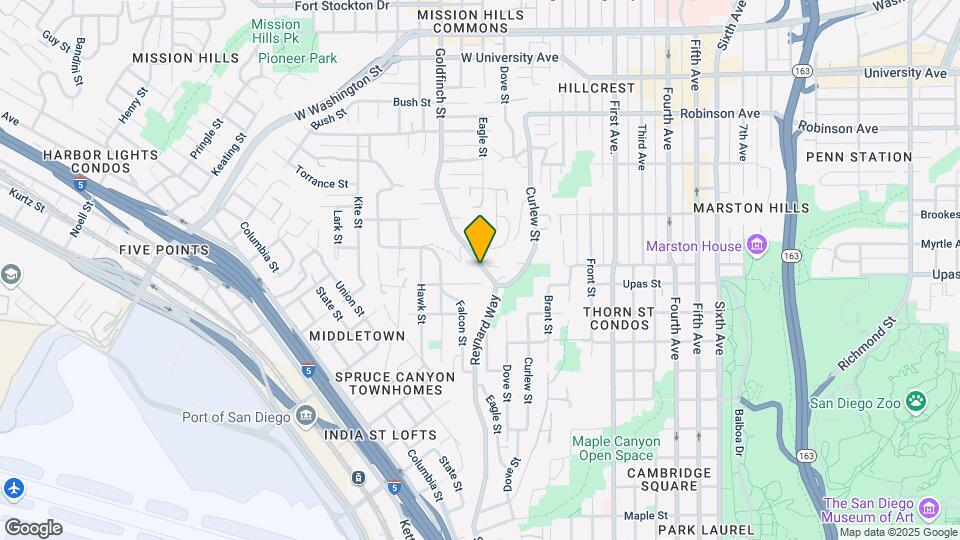 3434 Reynard Way, Unit Josie Map and Location Details