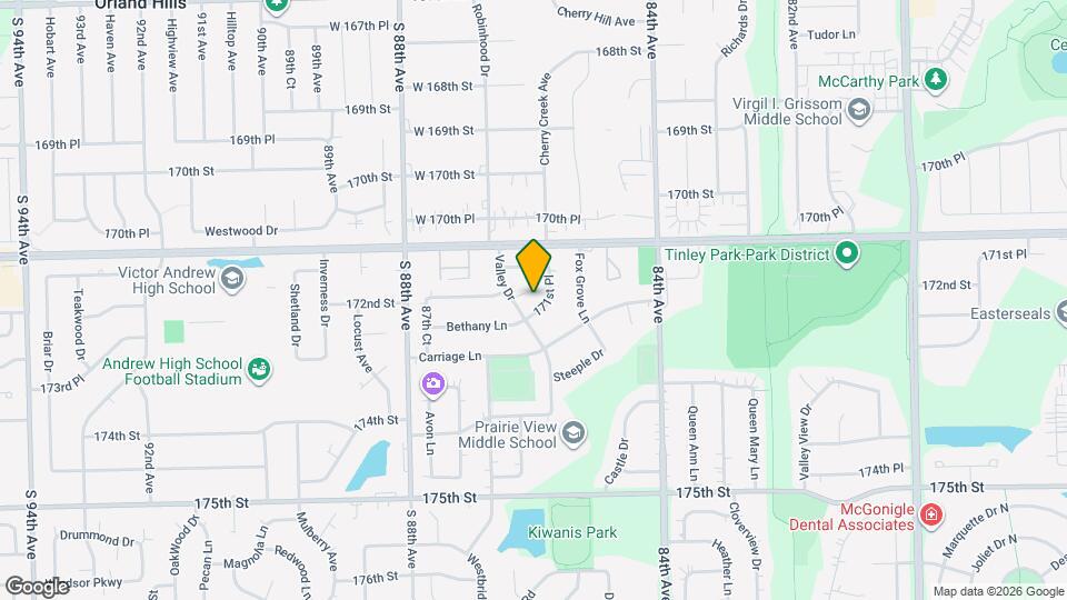 8548 Bethany Ln Map and Location Details