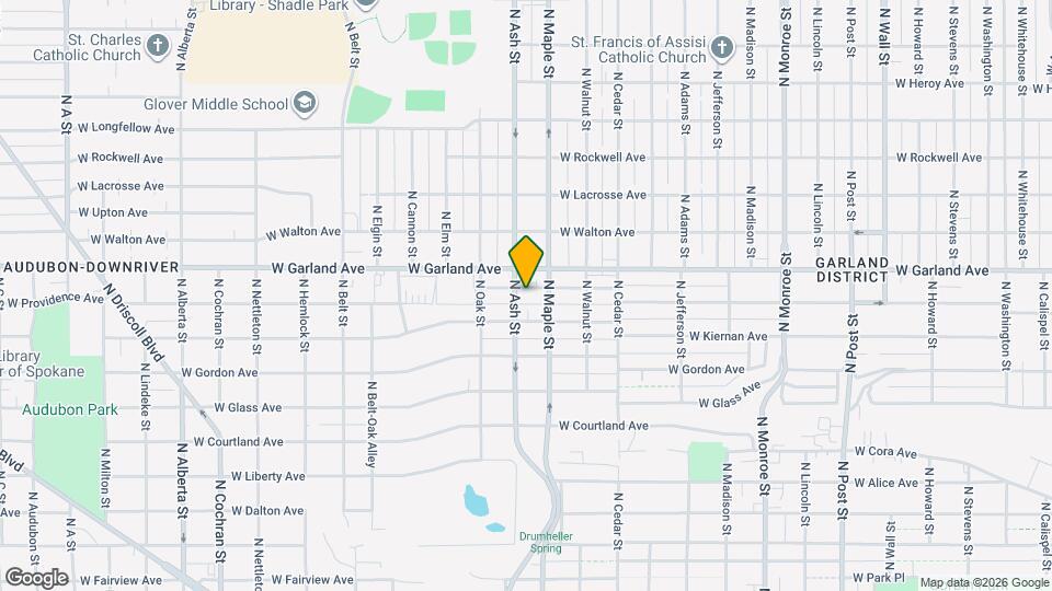 1619 W Providence Ave Map and Location Details