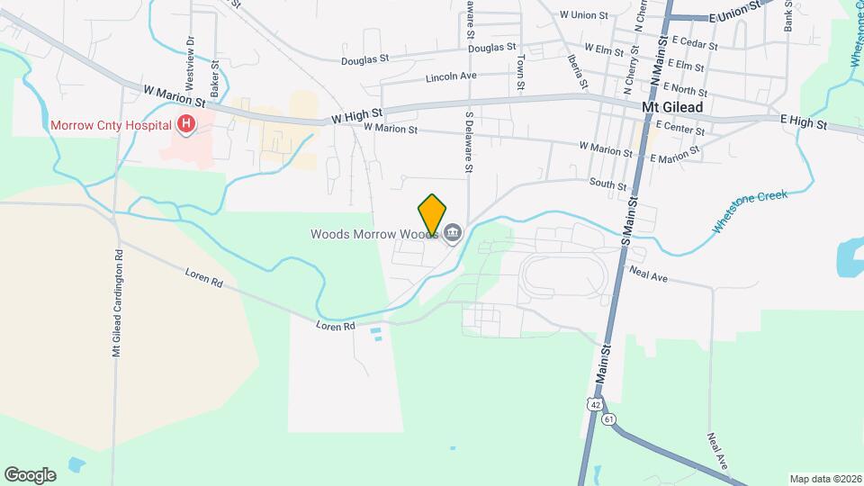 Morrow Woods Map and Location Details