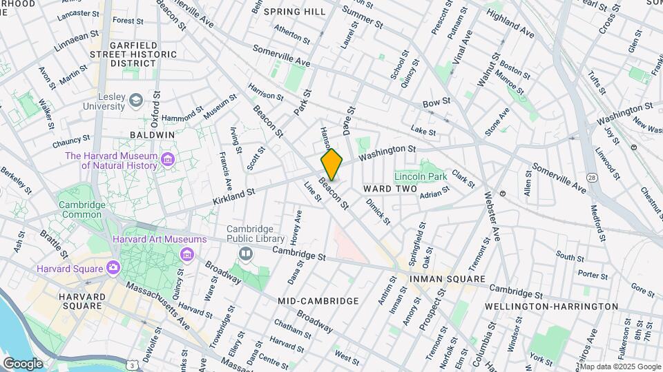 109 R Beacon St-Unit -1 Map and Location Details