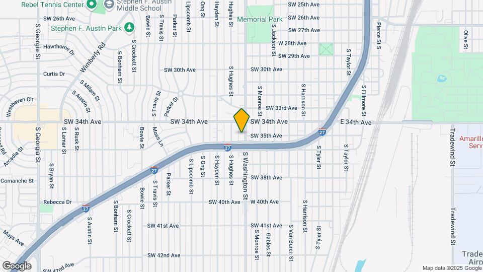 3412 S Washington St Map and Location Details