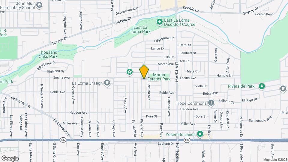 428 Phoenix Ave Map and Location Details