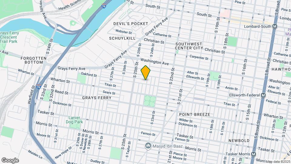 1230 S 24th St Map and Location Details