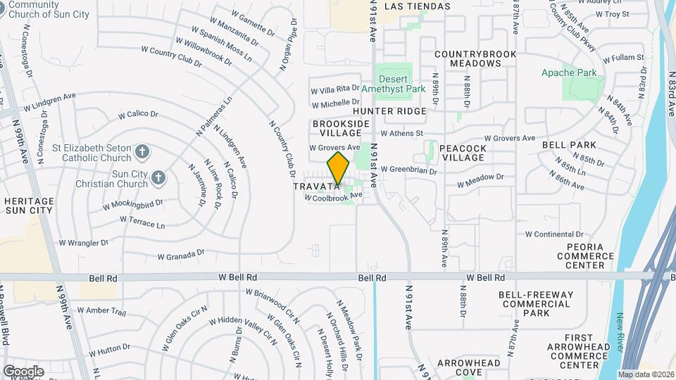 17451 N 92nd Ave Map and Location Details