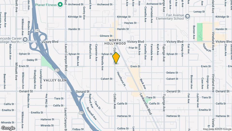 6202-6208 Colfax Ave Mapa y Detalles de la Ubicación