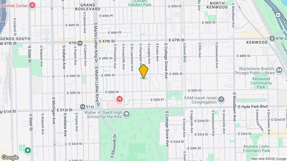 4917 S Champlain Ave Mapa y Detalles de la Ubicación