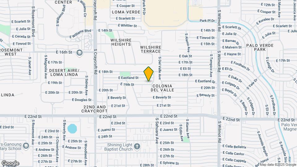 5843 E 19th St Map and Location Details