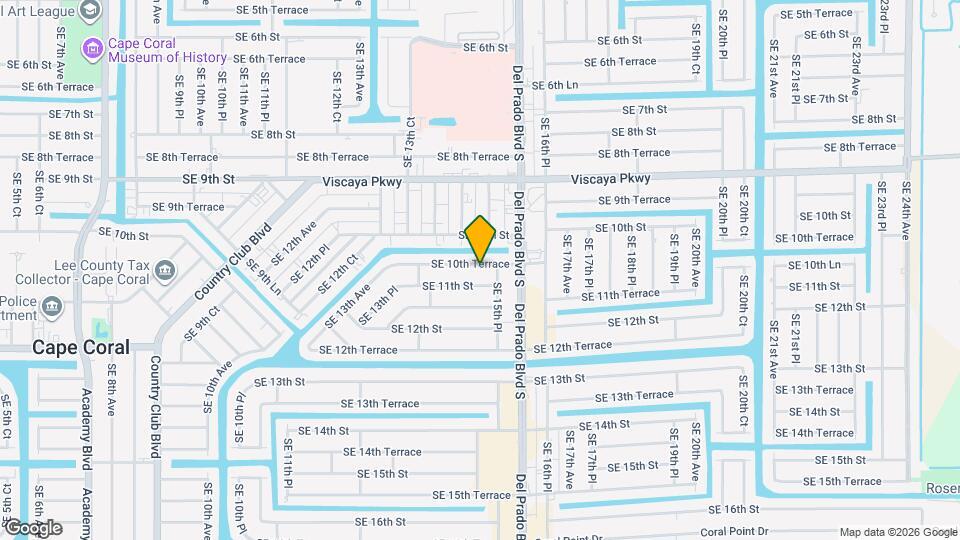 1444 SE 10th Terrace Map and Location Details