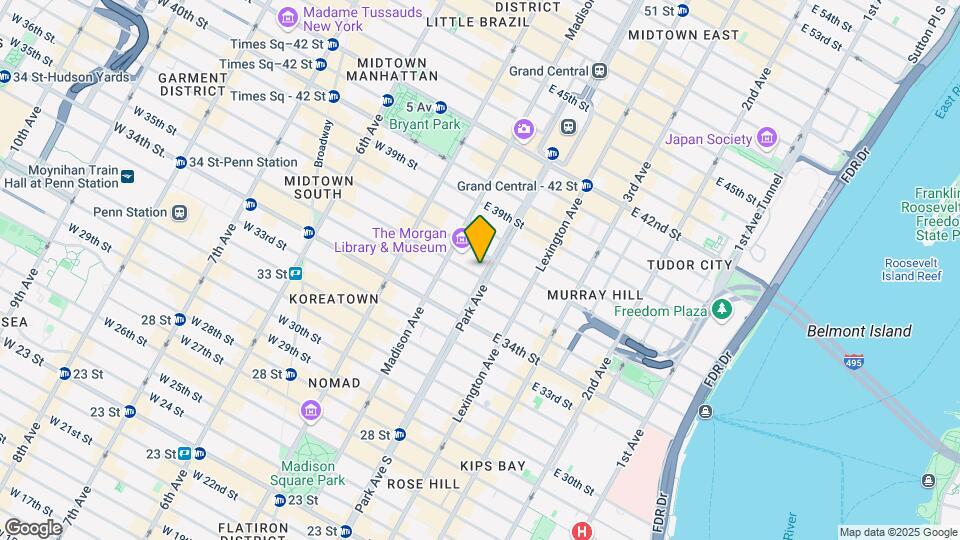 40 Park Ave-Unit -2F Map and Location Details