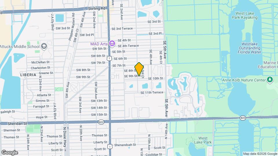 719 SE 3rd Ave Map and Location Details